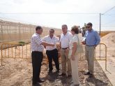 Gonzlez Tovar y Josefa Garca visitan las obras del acceso al Hospital del Mar Menor en San Javier cuya inversin es de ms de 1,7 millones de euros