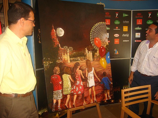 Manuel Vacas firma el cartel anunciador de la Feria de Septiembre de Murcia - 1, Foto 1