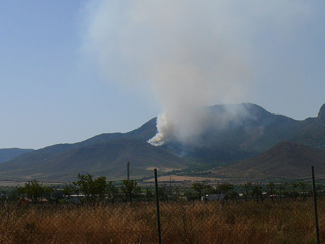 Ya se encuentra controlado el incendio originado en Santa Ana del Monte - 1, Foto 1