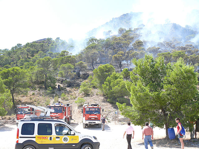 Ya se encuentra controlado el incendio originado en Santa Ana del Monte - 3, Foto 3