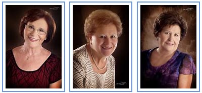 Mariana García Bermejo, Reina (i) Pilar Fernández Hortelano (d) y María Pilar Puche Toledo (c) , Damas , Foto 1