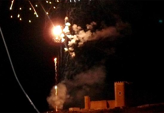 El castillo de fuegos artificiales puso el fin de fiesta  a la feria de agosto 2009 - 1, Foto 1