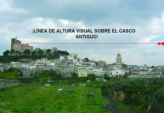 El PSOE de Caravaca advierte del fuerte impacto de la construcción de dos torres de 42 metros junto al casco histórico - 3, Foto 3