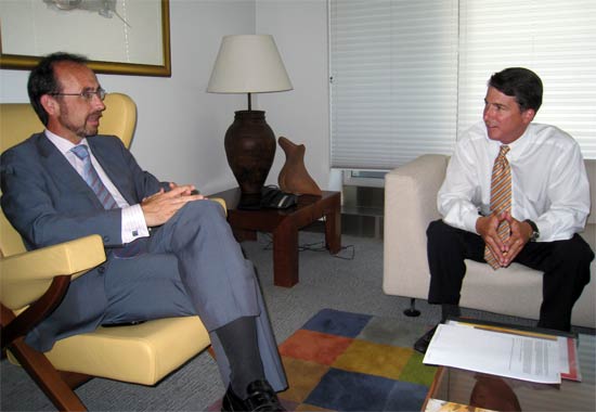 Marín  cumple el compromiso con los trabajadores de Zincsa y mantiene una reunión con el inversor estadounidense de Española del Zinc - 1, Foto 1