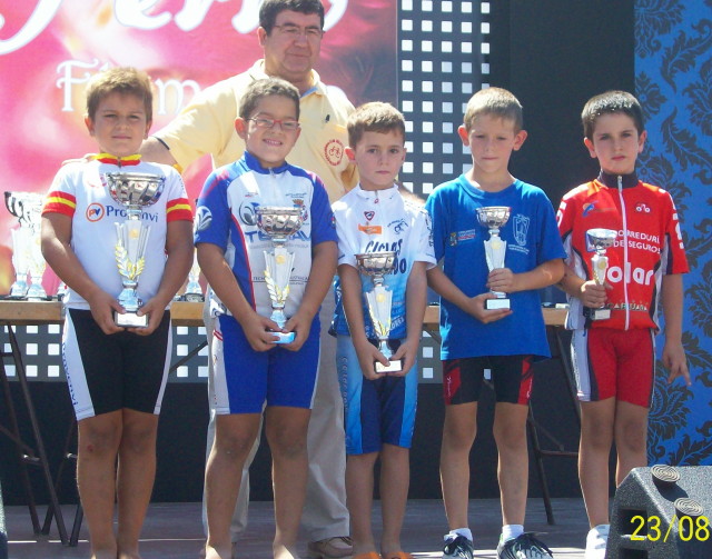 The first promises Jos Ángel Camacho Club Ciclista Santa Eulalia, ranked fifth in Lo Ferro, Foto 1
