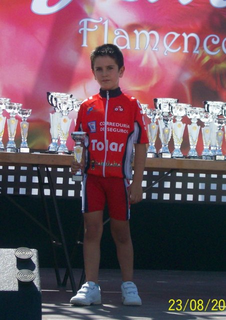 The first promises Jos Ángel Camacho Club Ciclista Santa Eulalia, ranked fifth in Lo Ferro, Foto 2