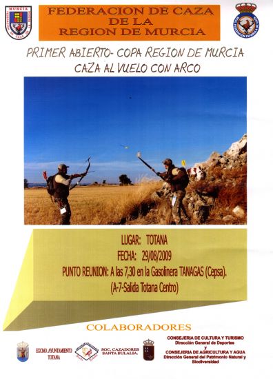 Totana host this Saturday 29 August, the first open "Copa Murcia Region Flight Archery Hunting", Foto 1