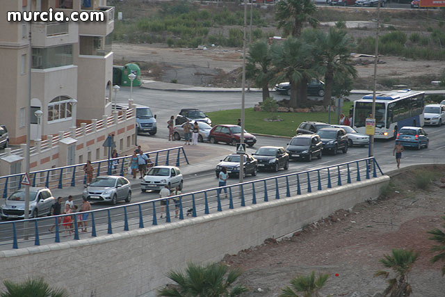 Un fallo informtico paraliza el puente de El Estacio en La Manga durante hora y media - 4