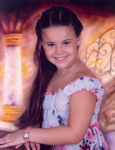 Miriam Palazn Molina, Reina infantil de las Fiestas Abarn  09 - 12