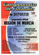 La cuarta ronda del I Campeonato de Futbolín se disputará  el próximo sábado en la Feria de la Virgen de las Huertas