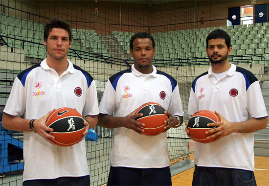 El CB Murcia presenta a Moncasi, Prestes y Faverani - 1, Foto 1