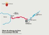 Obras Pblicas mejora las condiciones de seguridad en la carretera que une Murcia y la estacin de Alqueras