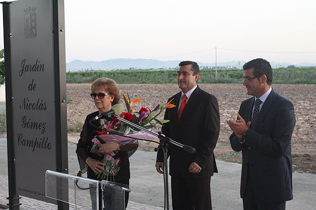 Nuevo jardín en la pedanía pachequera de Santa Rosalía en honor a Nicolás Gómez Campillo - 1, Foto 1