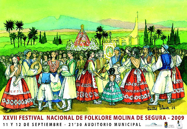 El Festival Nacional de Folclore de Molina de Segura celebra su vigésimo séptima edición el viernes 11 y sábado 12 de septiembre - 1, Foto 1