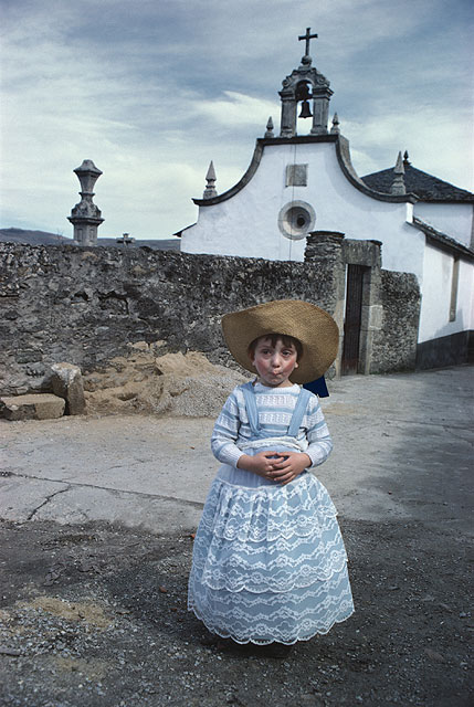 Niño con pamela, Viana do Bolo, Orense, Foto 3