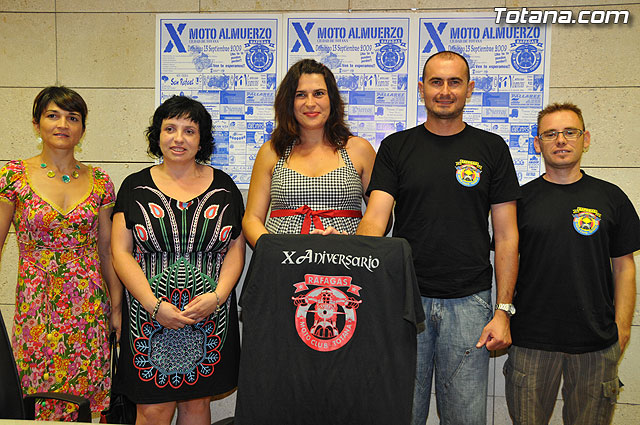 Más de 600 personas se espera que participen en el “X Moto Almuerzo Ciudad de Totana”, Foto 1