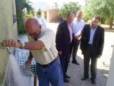El presidente de la CHS visita las obras del Plan Especial contra la Sequa en Jumilla