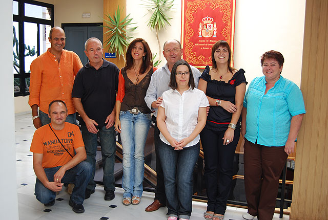 Perla Fuertes, pintora, pregonar  las fiestas patronales de 2009, Foto 1