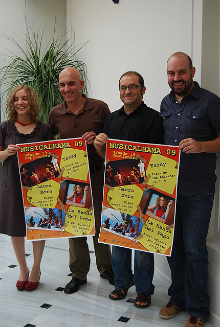El concierto “Musicalhama 09” se celebra el prximo sbado en 3 escenarios diferentes de la localidad, Foto 1