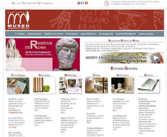 El Museo Arqueológico estrena una web dirigida a turistas y ciudadanos - 1, Foto 1
