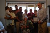 El alcalde de Abarn felicita a Mercedes Carrasco por su 100 cumpleaños
