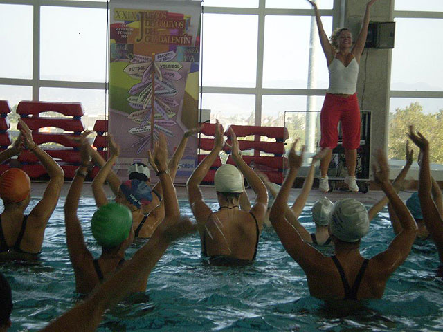 Aquaeróbic, nueva jornada popular de los Juegos, el sábado a las 18 horas en el Complejo Deportivo Europa - 1, Foto 1