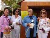 Mª Carmen Ruiz y Lali Ibarra respaldan la cuestacin popular de la Asociacin Alzheimer Lorca