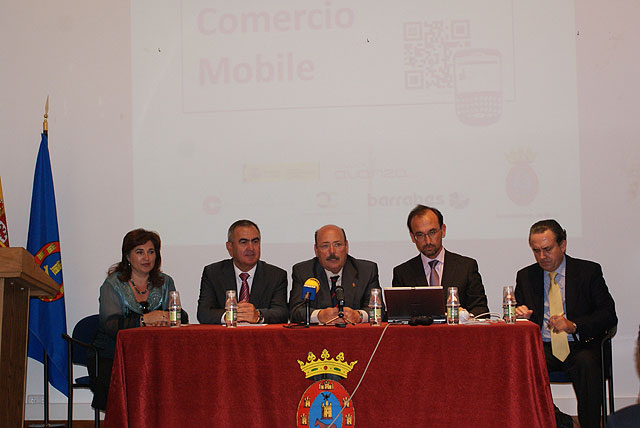 El delegado del Gobierno presenta en Mula el proyecto Comercio Mobile financiado por el Plan Avanza con 174.000 euros - 1, Foto 1