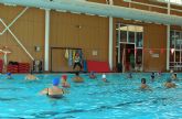 El Aquaeróbic reunió a cuarenta participantes en las piscinas del Complejo Deportivo Europa durante la tarde del sábado