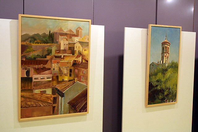 Las obras realizadas en el Taller de Pintura Libre se exponen al público, en CajaMurcia - 1, Foto 1