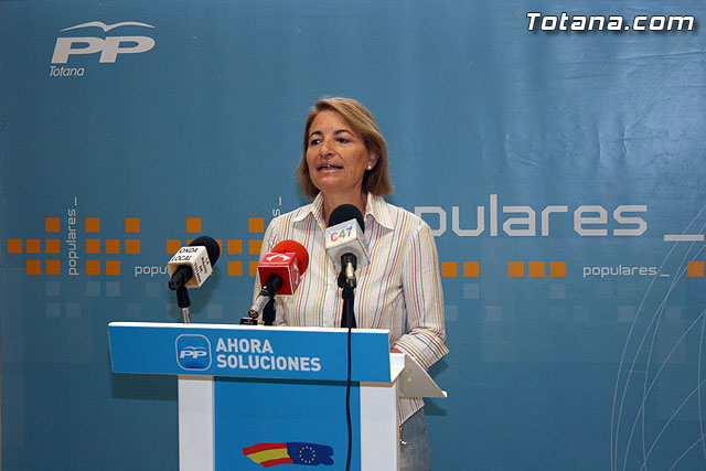 La presidenta del PP de Totana, Isabelle Nau, en una foto de archivo / Totana.com, Foto 1