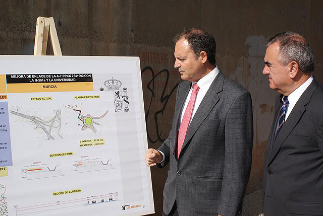 Se inician las obras de la glorieta que enlazará el Campus Universitario con la Autovía del Mediterráneo y la Nacional 301 - 2, Foto 2