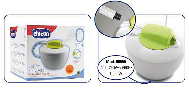 CONSUMUR alerta de la retirada del mercado de un humidificador de vapor de la marca Chicco - 1, Foto 1