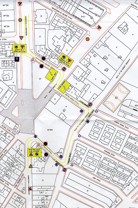 Corte provisional tráfico en tramo urbano de la antigua carretera  N-332 por obras rotonda - 2, Foto 2