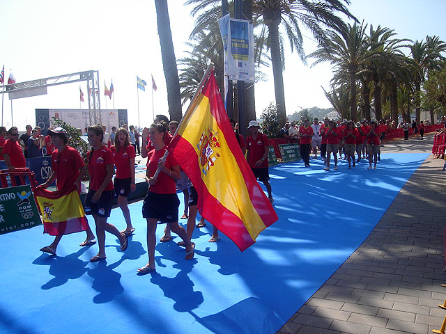 Esta mañana se ha celebrado la ceremonia inaugural de la Copa de Europa de Triatlón en Santiago de la Ribera - 2, Foto 2