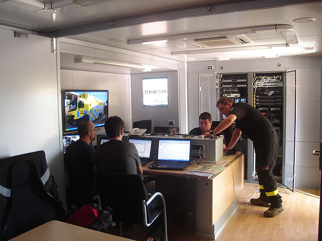 El Puesto de Mando Avanzado centralizará el dispositivo de emergencias y control de la Copa de Europa de Triatlón este fin de semana en San Javier - 1, Foto 1