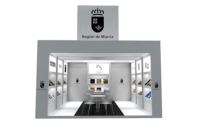 Imagen del stand de la Región de Murcia en la 27ª edición de la Feria Internacional del Libro 'Liber 2009', Foto 1