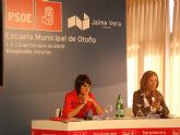 Gonzlez Veracruz participa en unas jornadas en Ribadesella con la ministra de Innovacin Cristina Garmendia