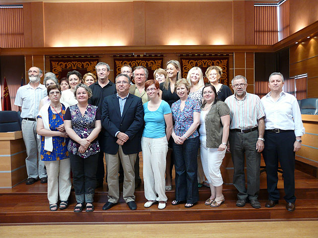 El Alcalde de Molina de Segura recibe a un grupo de quince profesores de Italia, Irlanda, Finlancia y Polonia - 1, Foto 1