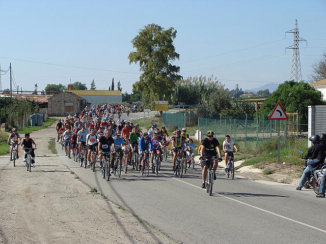 260 ciclistas pedalean hasta La Torrecilla en el Paseo en Bicicleta de los Juegos Deportivos del Guadalentín - 1, Foto 1