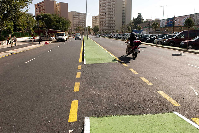 La Avenida de Murcia luce ya su nuevo aspecto - 1, Foto 1