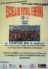 La Escuela de Fútbol AFCT Féminas Cartagena comienza la temporada