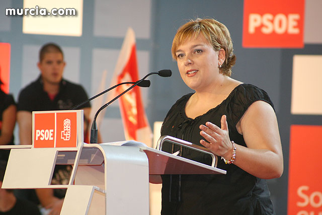 La secretaria de Igualdad del PSRM-PSOE, Gloria Martín en una foto de archivo / Murcia.com, Foto 1