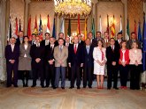 Los delegados del Gobierno, con Manuel Chaves