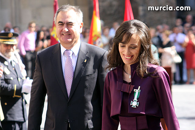 El delegado del Gobierno, Rafael González Tovar, y la juez María Asunción Navarro / Murcia.com, Foto 1