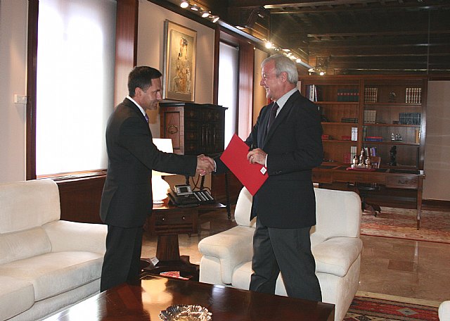 Valcárcel recibe al alcalde de Ceutí - 1, Foto 1