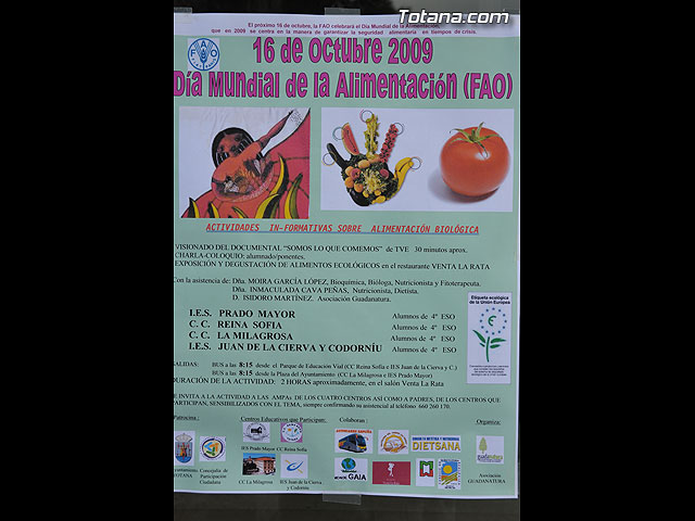 Ms de cien alumnos de varios centros educativos participan en la charla-degustacin de productos ecolgicos - 2