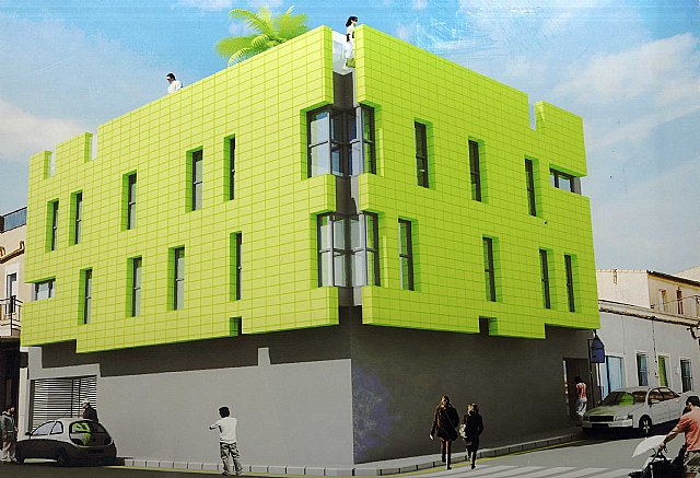 La Junta de Gobierno Local concede a Proinvitosa la licencia de obra mayor para promover la construcción de 5 viviendas de VPO en la calle Colombia, Foto 1