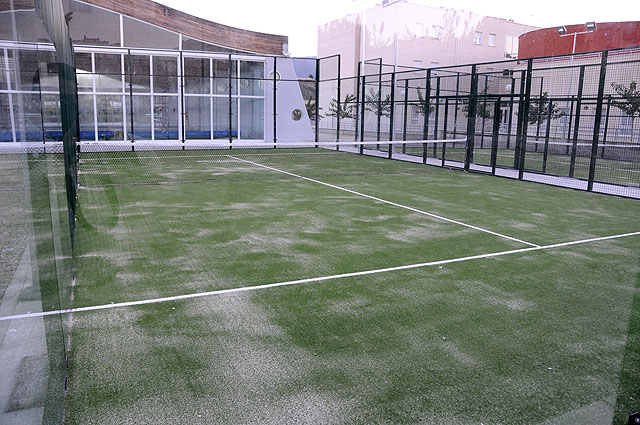 Abarán ya cuenta con dos pistas de pádel - 1, Foto 1