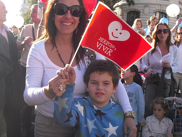 Responsables políticos del PP de Totana acuden a la manifestación Por la vida, celebrada este sábado en madrid - 1, Foto 1